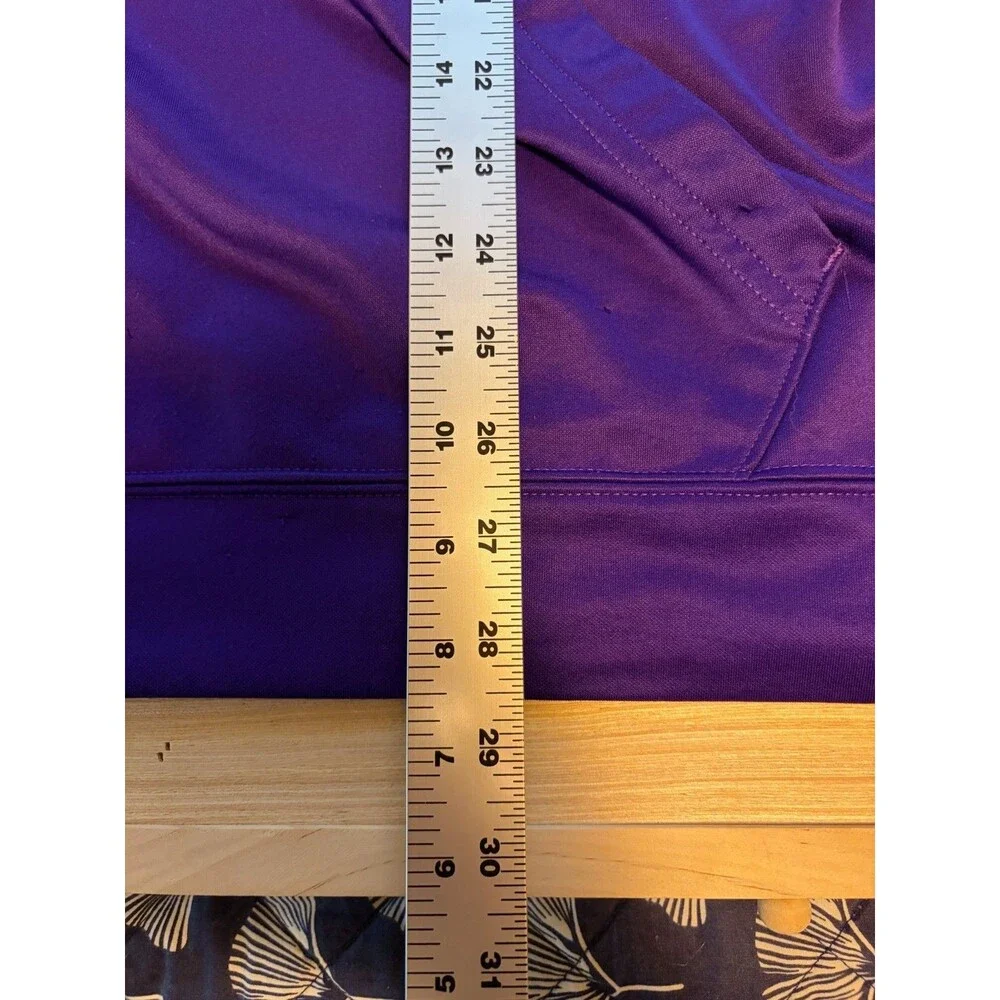 Majestic Minnesota Vikings Hoodie Large Purple NFL Football NFC North Pullover
